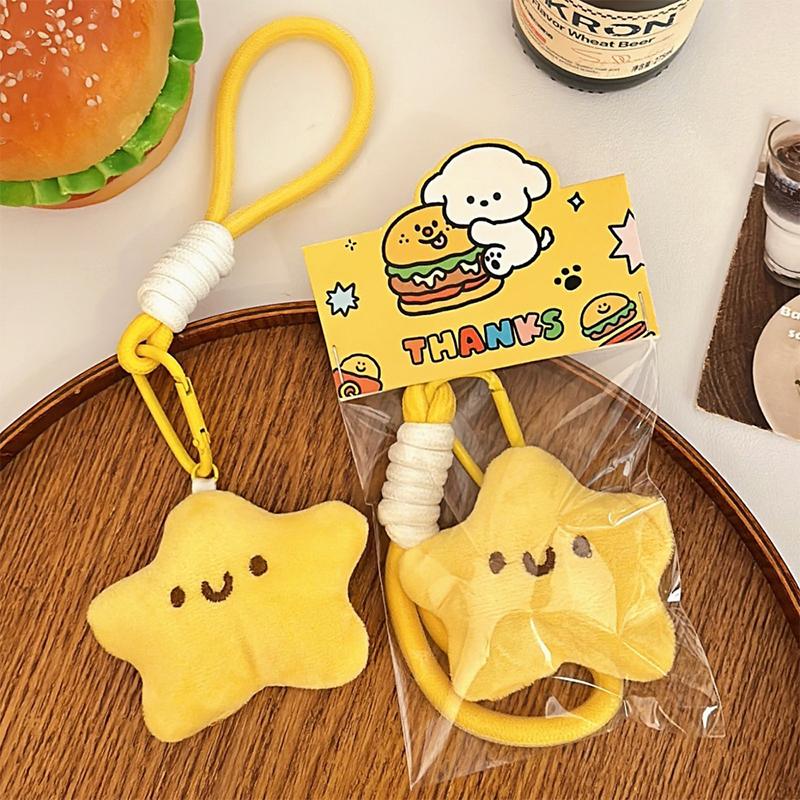Cute Stars Plush Toy Squeak Keychain Cartoon Soft Stuffed Toy Pendant Keychain Kawaii Backpack Decoration Accessories Gifts 1pc
Cute Stars Plush Toy Squeak Keychain Cartoon Soft Stuffed Toy Pendant Keychain Kawaii Backpack Decoration Accessories Gifts 1pc