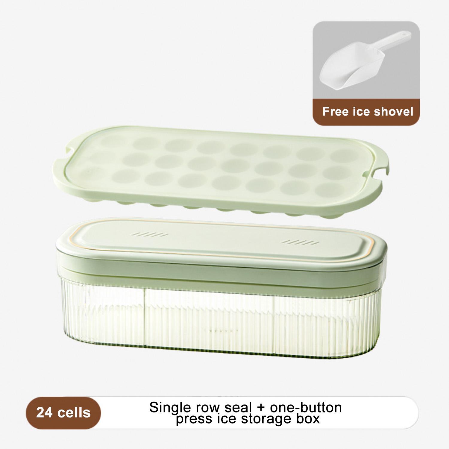 Press Ice Tray Bucket Multifunctional 24 Gride Ice Cube Mold Ice Maker with One-touch To Release Portable Ice Box Ice Cube Tray
Press Ice Tray Bucket Multifunctional 24 Gride Ice Cube Mold Ice Maker with One-touch To Release Portable Ice Box Ice Cube Tray