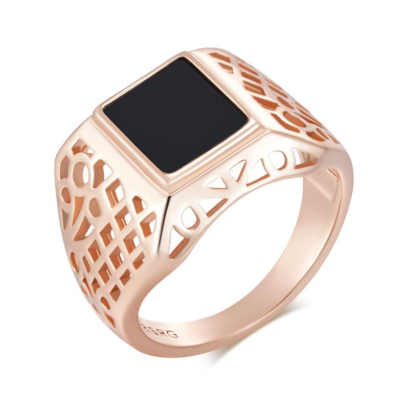 Simple Square Glossy Big Ring For Men Women Fashion Rose Gold Color Black Stone Accessories Daily Fine Jewelry 12
Simple Square Glossy Big Ring For Men Women Fashion Rose Gold Color Black Stone Accessories Daily Fine Jewelry 12