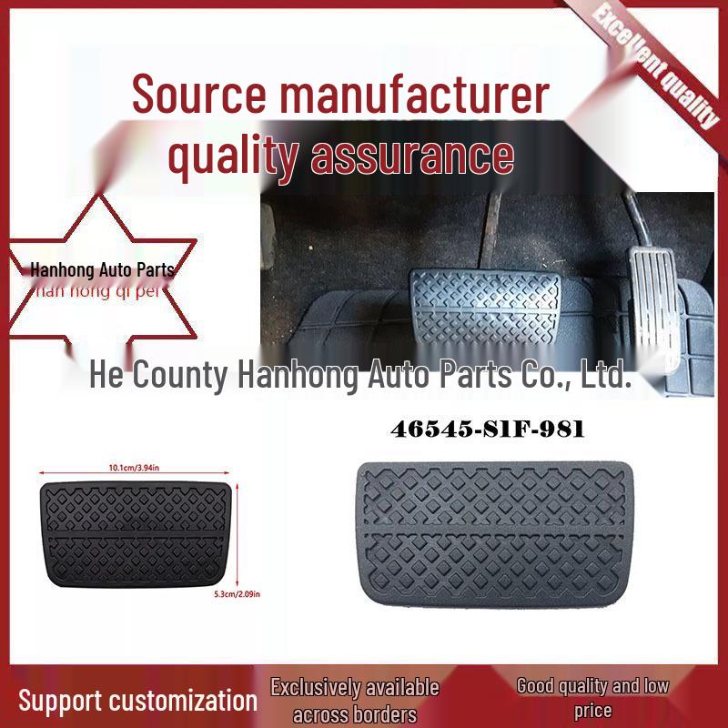 Acura Honda Fit Jazz Vezel HRV Accord Brake Pedal Rubber Cover Pad (Model: 46545-S1F-981) Han Hong
Acura Honda Fit Jazz Vezel HRV Accord Brake Pedal Rubber Cover Pad (Model: 46545-S1F-981) Han Hong