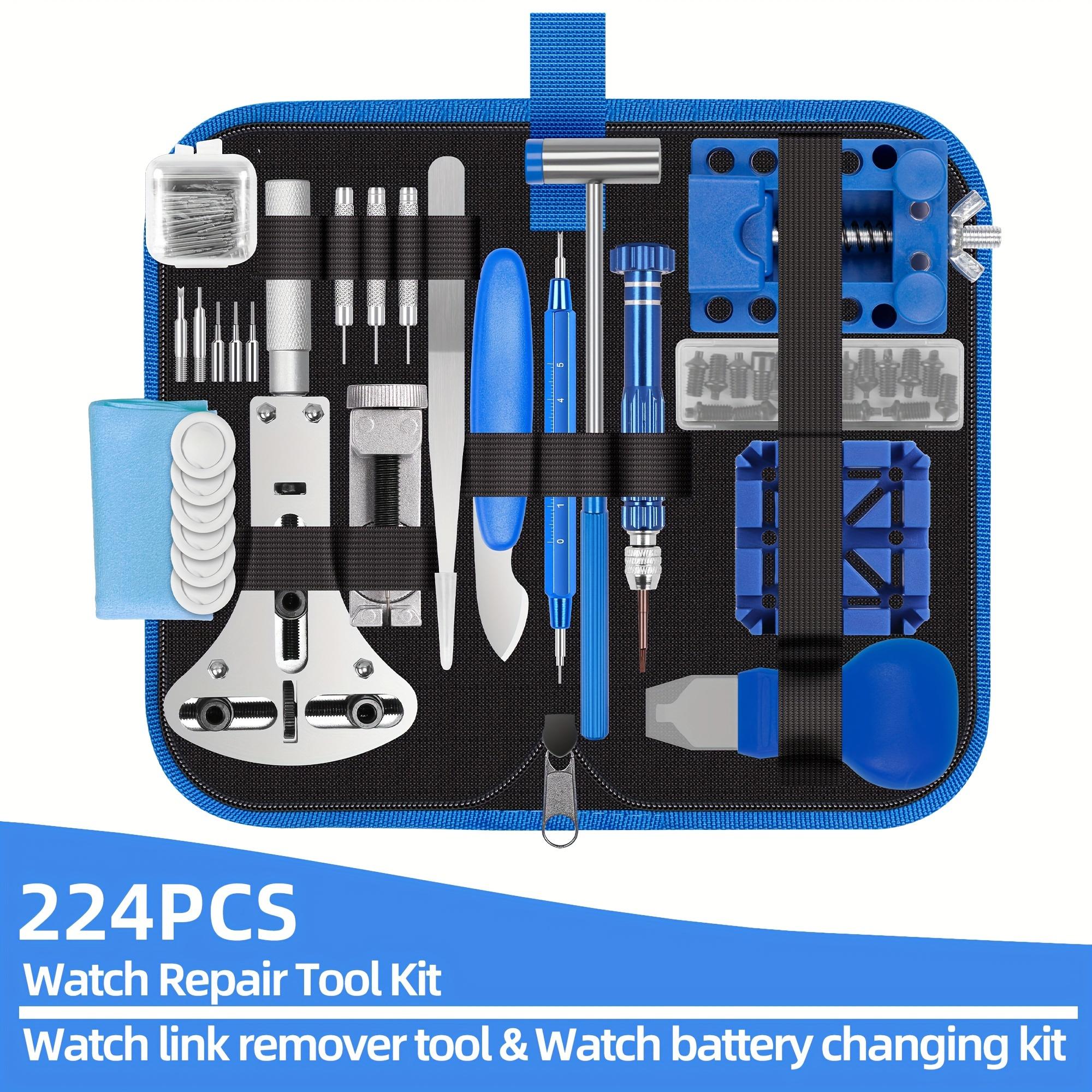 Watch Repair Kit, Professional Watch Repair Tool, Watch Battery Replacement Tool Kit 224pcs, Professional Spring Bar Tool Set, W United States
Watch Repair Kit, Professional Watch Repair Tool, Watch Battery Replacement Tool Kit 224pcs, Professional Spring Bar Tool Set, W United States