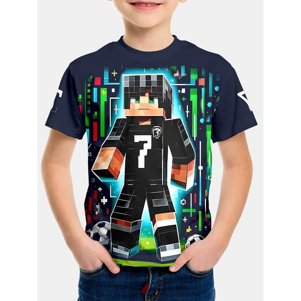 3D Digital Printing, Mosaic Soccer Block Human Size 7 Digital Printing, Children s Comfortable Round Neck Short Sleeved Shirt 140 чёрный
3D Digital Printing, Mosaic Soccer Block Human Size 7 Digital Printing, Children s Comfortable Round Neck Short Sleeved Shirt 140 чёрный