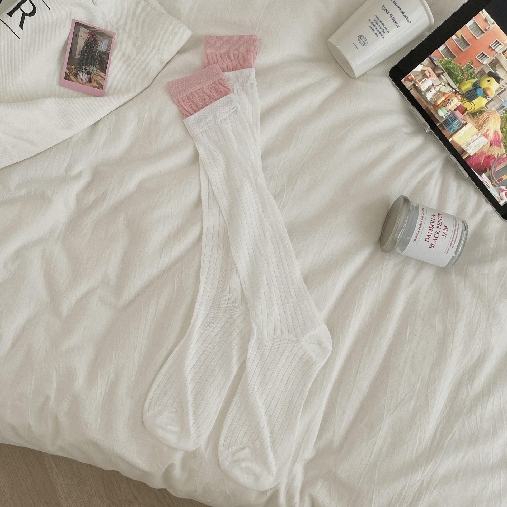 1 Pairs Breathable Japanese Long Socks Are All Size Cotton Socks Women Summer Thin Double Sports Style Knee High Calf Socks One Size білий
1 Pairs Breathable Japanese Long Socks Are All Size Cotton Socks Women Summer Thin Double Sports Style Knee High Calf Socks One Size білий