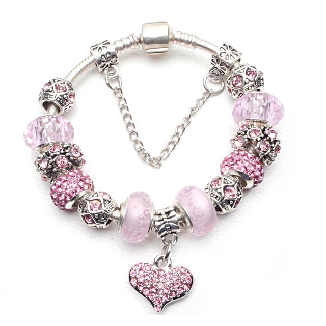 Європейський оригінальний кришталевий браслет для дітей, жінки з посрібленим ланцюжком зі змією, фірмовий браслет, справжні ювелірні вироби 16cm
Європейський оригінальний кришталевий браслет для дітей, жінки з посрібленим ланцюжком зі змією, фірмовий браслет, справжні ювелірні вироби 16cm