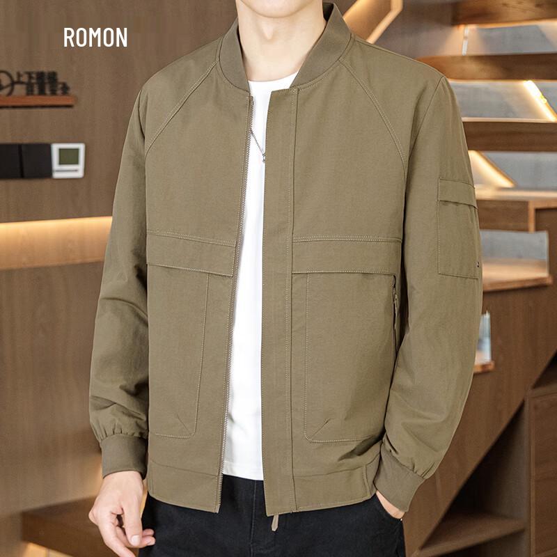 Luomeng Men s Baseball Collar Jacket M
Luomeng Men s Baseball Collar Jacket M