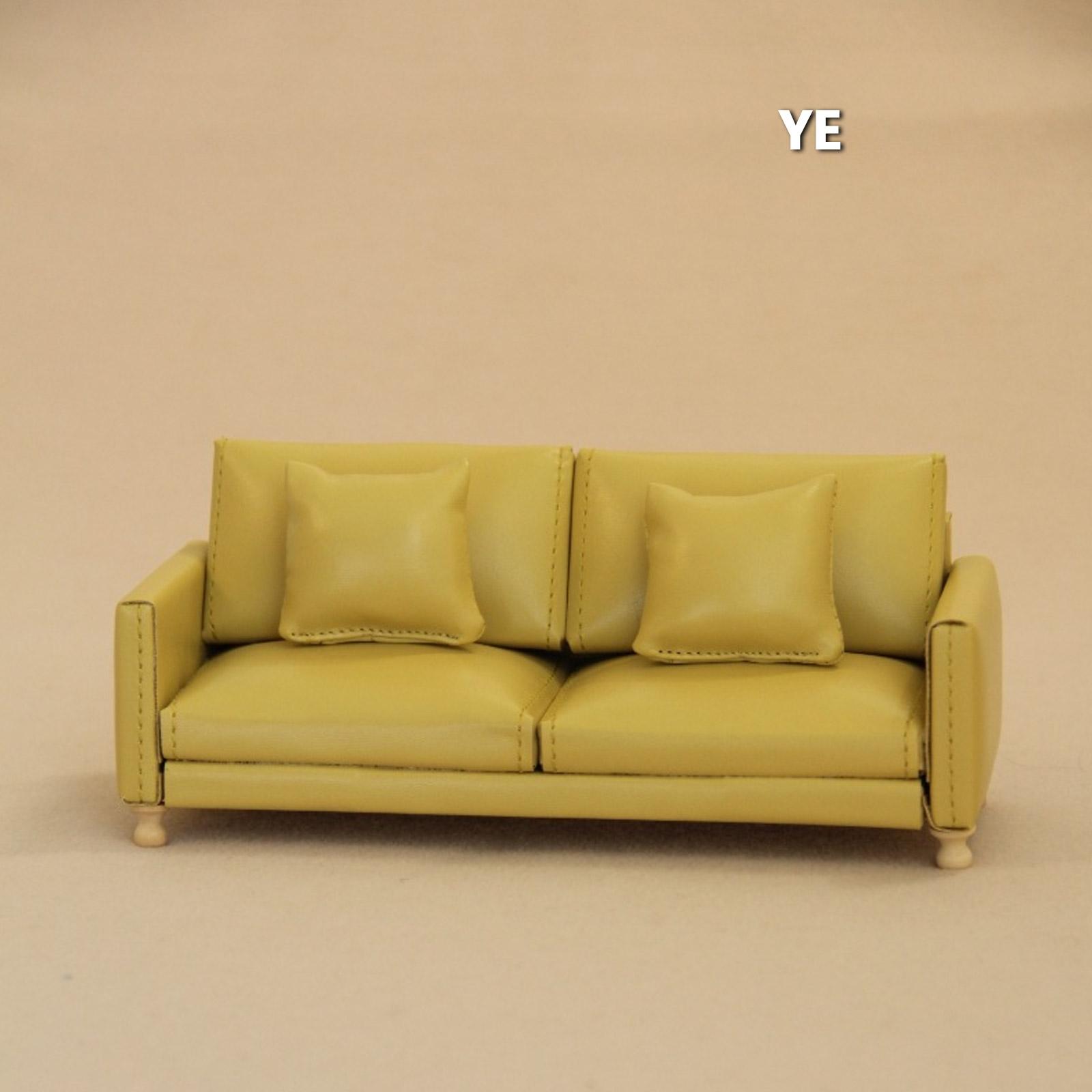 Miniature Dollhouse Furniture 8-12cm Double Leather Sofa Cover Model Scene Decor for DIY Crafts Mini Display
Miniature Dollhouse Furniture 8-12cm Double Leather Sofa Cover Model Scene Decor for DIY Crafts Mini Display