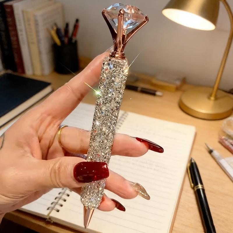 1pc Rhinestone Design Ballpoint Pen Perfect Office Supplies, Gifts for Teachers and Students, Office Stationery Writing Tools
1pc Rhinestone Design Ballpoint Pen Perfect Office Supplies, Gifts for Teachers and Students, Office Stationery Writing Tools