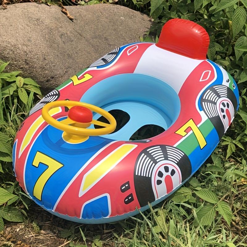 Inflatable Race Car Swimming Ring with Fixed Steering Wheel & Horn, PVC Water Seat for Kids Ages 3-6 синій
Inflatable Race Car Swimming Ring with Fixed Steering Wheel & Horn, PVC Water Seat for Kids Ages 3-6 синій