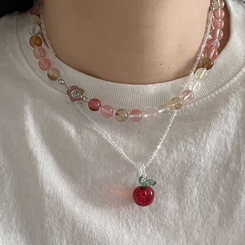 OUI SAY YES! Cherry Quartz Necklace_NC276 Cherry Quartz
OUI SAY YES! Cherry Quartz Necklace_NC276 Cherry Quartz