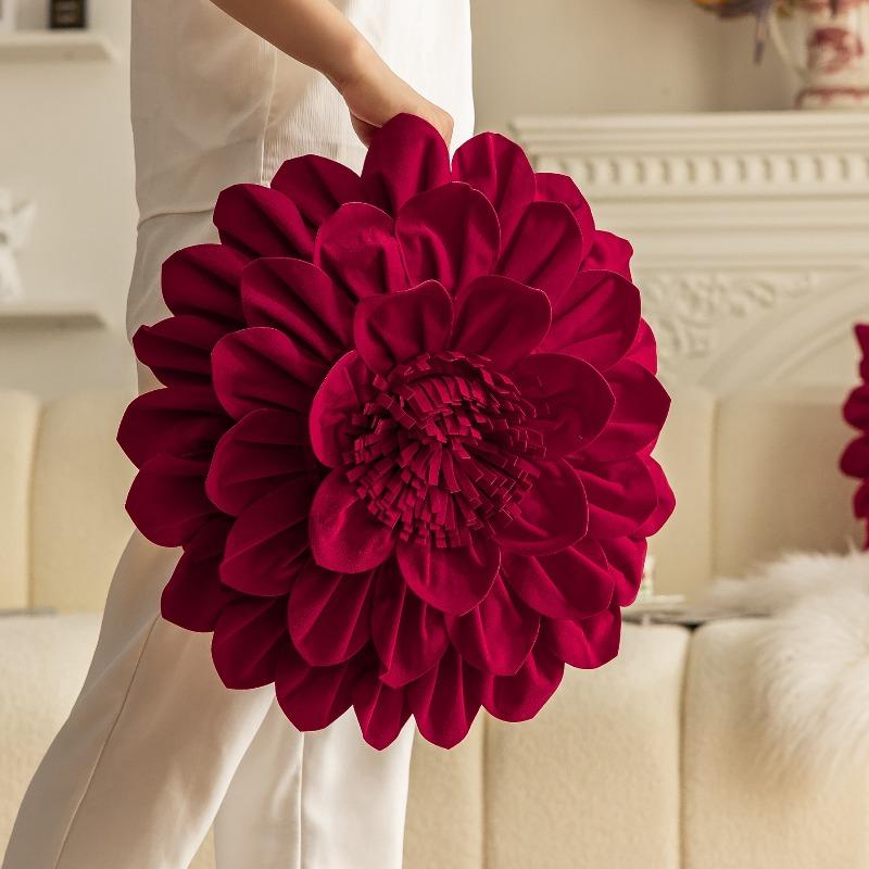 3D Floral Ruffled Edge Patchwork Pillowcase Solid Color Velvet Cushion Slipcover for Sofa Office Waist Back Cover Home Decor 48x48cm
3D Floral Ruffled Edge Patchwork Pillowcase Solid Color Velvet Cushion Slipcover for Sofa Office Waist Back Cover Home Decor 48x48cm