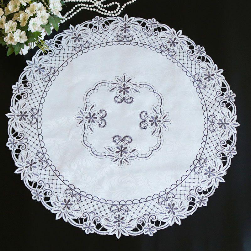 Круглая скатерть-подставка для стола в европейском стиле с кружевом и вышивкой, круглая скатерть, накидка на стол, декоративная ткань Flower type 1# navy blue Diameter 70cm circle
Круглая скатерть-подставка для стола в европейском стиле с кружевом и вышивкой, круглая скатерть, накидка на стол, декоративная ткань Flower type 1# navy blue Diameter 70cm circle