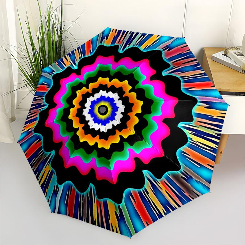 1pc Psychedelic Automatic Open/Close Folding Umbrella - Compact 8-Rib Design, Daily Use, Perfect Gift for Friends & Family yy260327087
1pc Psychedelic Automatic Open/Close Folding Umbrella - Compact 8-Rib Design, Daily Use, Perfect Gift for Friends & Family yy260327087