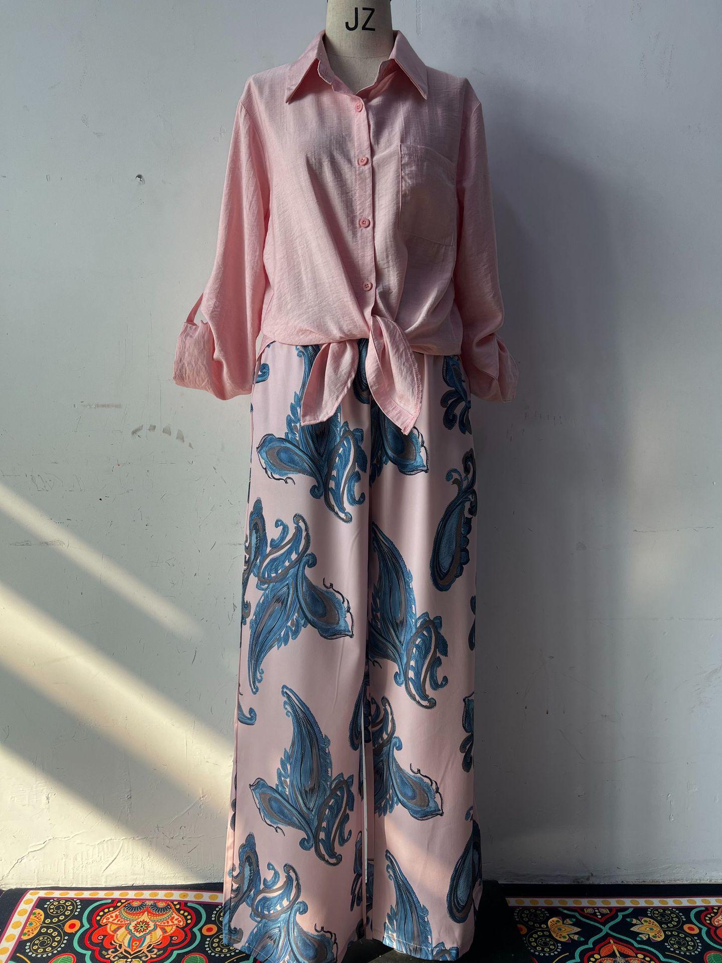 2026 Fashion Plus Size Two-Piece Set: High Waist Loose Pants & Summer Cardigan Shirt Double Extra Large розовый
2026 Fashion Plus Size Two-Piece Set: High Waist Loose Pants & Summer Cardigan Shirt Double Extra Large розовый