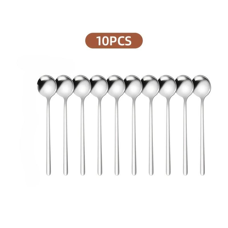 10pcs Stainless Steel Coffee Spoons,Teaspoons, Seasoning Spoons, Dessert Spoons, Suitable for Home, Cafe,Party, Kitchen Supplies
10pcs Stainless Steel Coffee Spoons,Teaspoons, Seasoning Spoons, Dessert Spoons, Suitable for Home, Cafe,Party, Kitchen Supplies