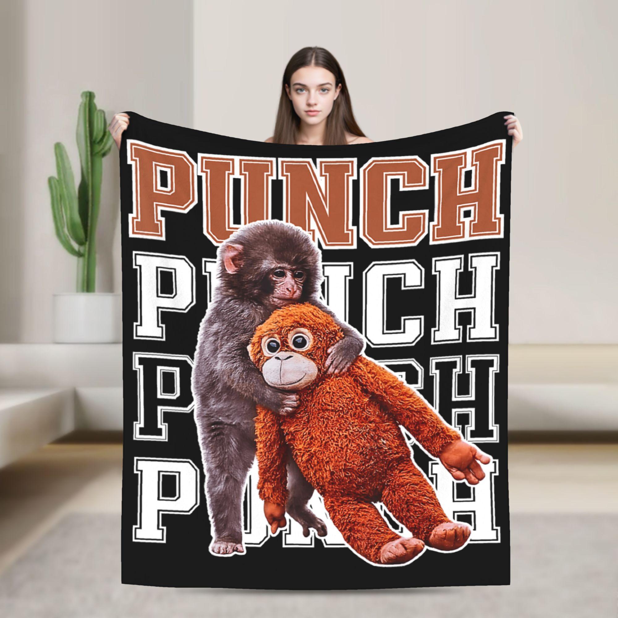 Monkey Punch Needs Hugs Too Cute Macaque Orangutang Flannel Blanket Girls Warm Comfy Throw Blanket Autumn Bedspread Bed Cover 75x100cm (30x40inch)
Monkey Punch Needs Hugs Too Cute Macaque Orangutang Flannel Blanket Girls Warm Comfy Throw Blanket Autumn Bedspread Bed Cover 75x100cm (30x40inch)