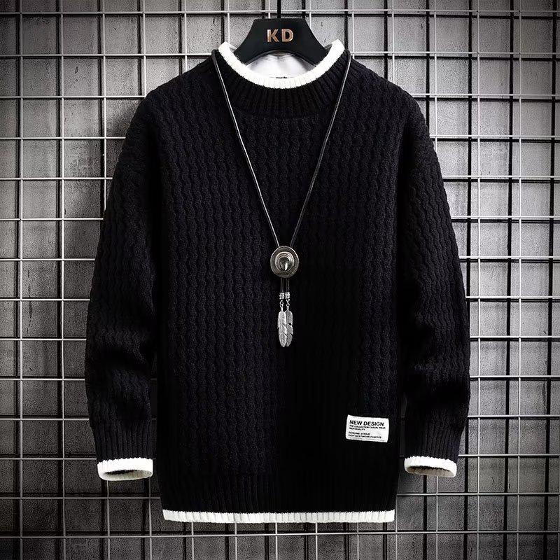 Men s Korean Style Loose Fit Solid Color Knit Sweater - Warm Autumn/Winter Pullover L чорний
Men s Korean Style Loose Fit Solid Color Knit Sweater - Warm Autumn/Winter Pullover L чорний