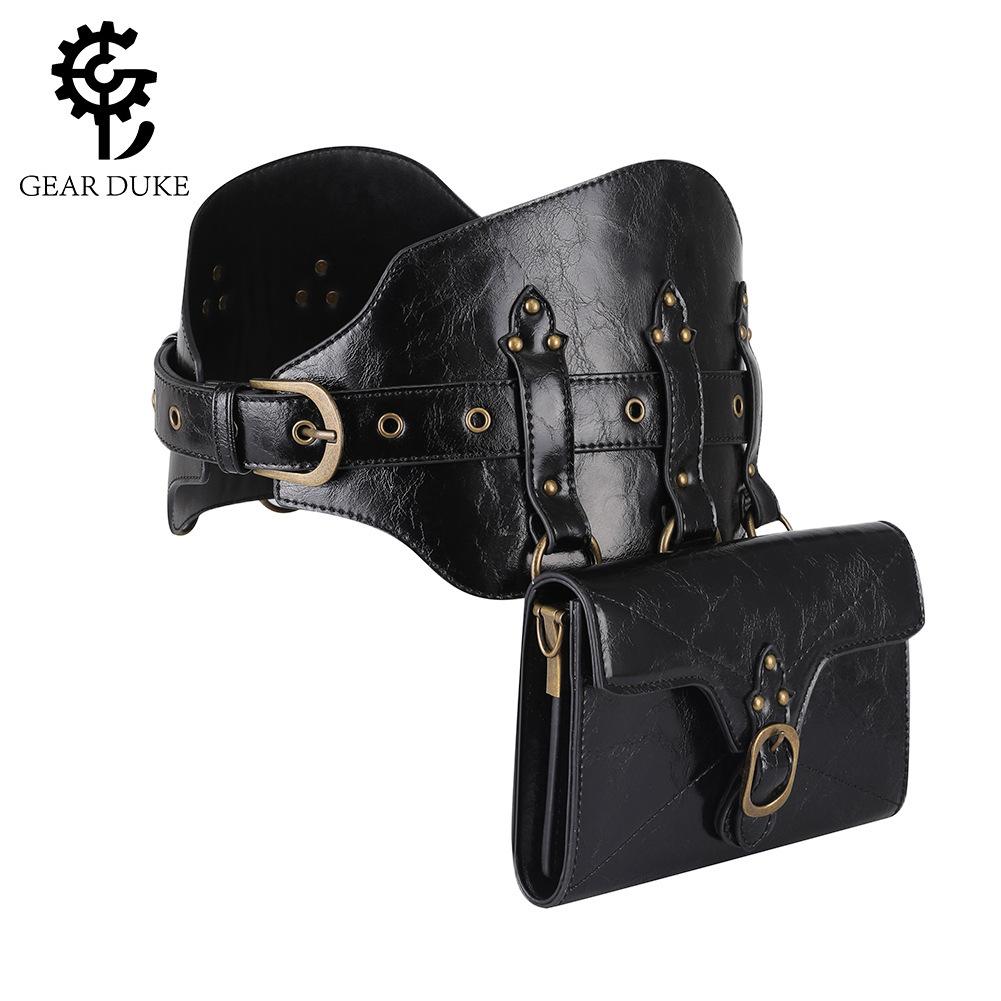 Сумка Женская, Steampunk ПУ Кожаная Женская Сумка, Ретро Поясная Сумка для Телефона на Открытом Воздухе. чёрный
Сумка Женская, Steampunk ПУ Кожаная Женская Сумка, Ретро Поясная Сумка для Телефона на Открытом Воздухе. чёрный