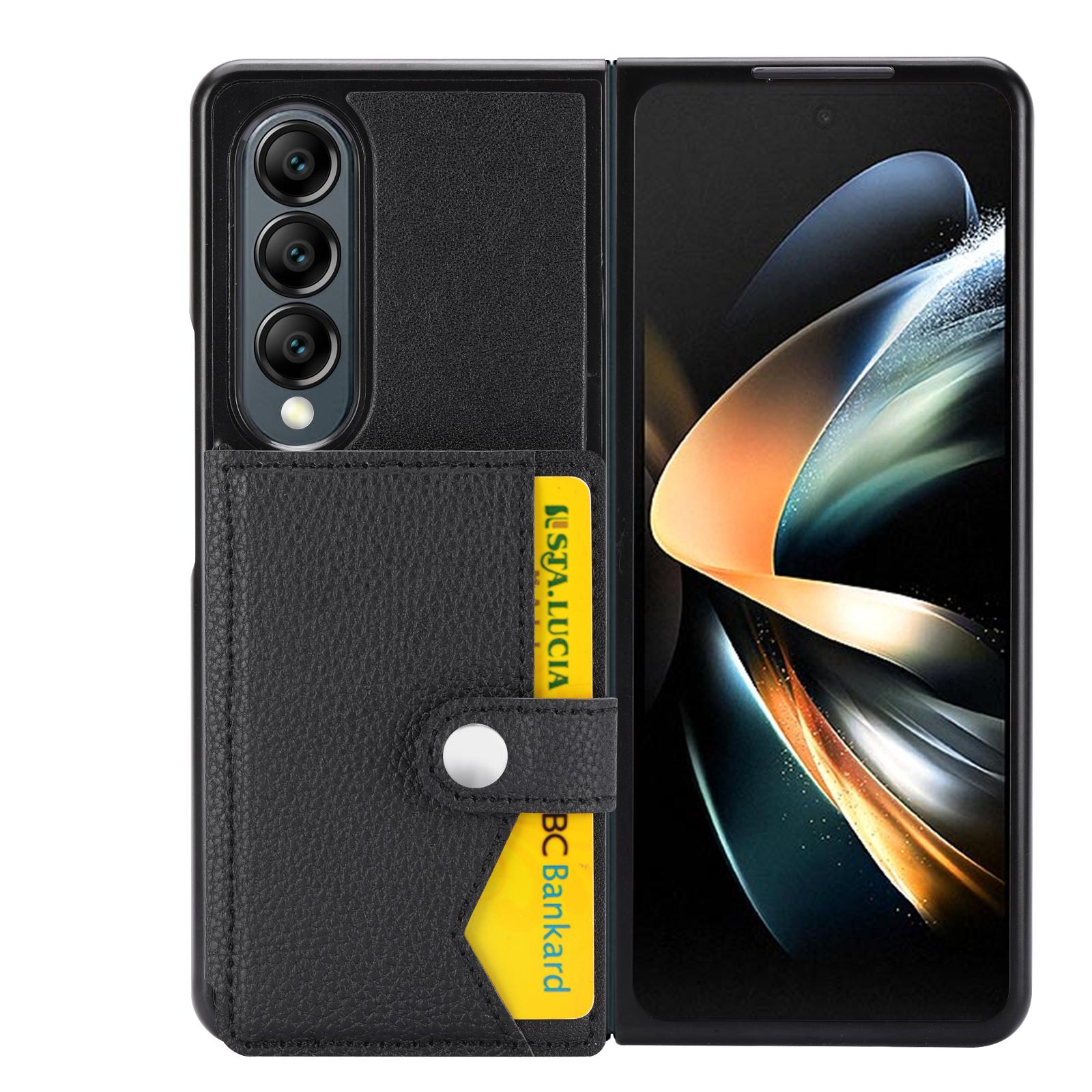 For Samsung Galaxy Z Fold4 5G Case PU Leather+PC Folding Phone Cover with Card Slot Black
For Samsung Galaxy Z Fold4 5G Case PU Leather+PC Folding Phone Cover with Card Slot Black