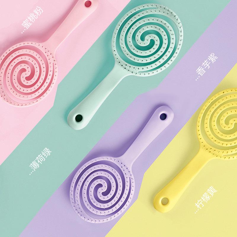 Macaron Color Series Lollipop Massage Comb: Hollowed-Out Portable Scalp Massager for Girls with Long Hair
Macaron Color Series Lollipop Massage Comb: Hollowed-Out Portable Scalp Massager for Girls with Long Hair