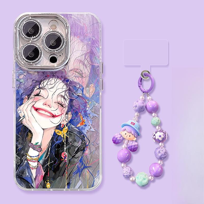 Graffiti Colorful Girl Bracelet, Suitable for Apple 16, Tulle Phone Case 15, Cute Cartoon 13, High-end Feel 12, Niche Redmi K40/K40 Pro
Graffiti Colorful Girl Bracelet, Suitable for Apple 16, Tulle Phone Case 15, Cute Cartoon 13, High-end Feel 12, Niche Redmi K40/K40 Pro