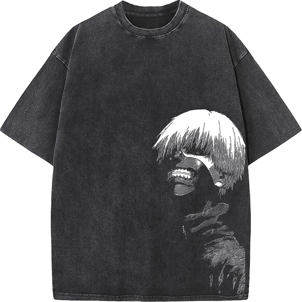 Tokyo Ghoul Ken Kaneki Graphic Print Tshirt Manga Vintage Washed Oversized T Shirt Men Women Clothing Cotton Short Sleeve Tees S
Tokyo Ghoul Ken Kaneki Graphic Print Tshirt Manga Vintage Washed Oversized T Shirt Men Women Clothing Cotton Short Sleeve Tees S