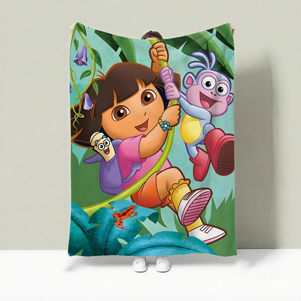 Cartoon D-Dora the Explorer Throw Lightweight 240g Flannel Blanket Soft Skin-friendly for Summer Cooling 75cmx90cm
Cartoon D-Dora the Explorer Throw Lightweight 240g Flannel Blanket Soft Skin-friendly for Summer Cooling 75cmx90cm