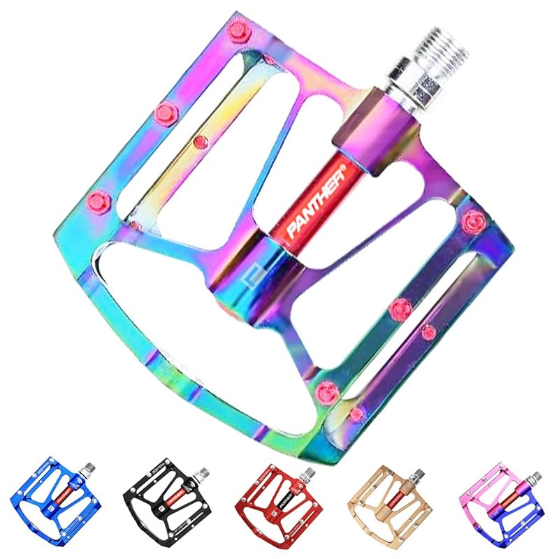 PANTHER (Panther) bicycle significantly pedal Made in Taiwan Equipped with 3 sealed bearings 9/16 inch color anodized CNC machining aluminum alloy
PANTHER (Panther) bicycle significantly pedal Made in Taiwan Equipped with 3 sealed bearings 9/16 inch color anodized CNC machining aluminum alloy