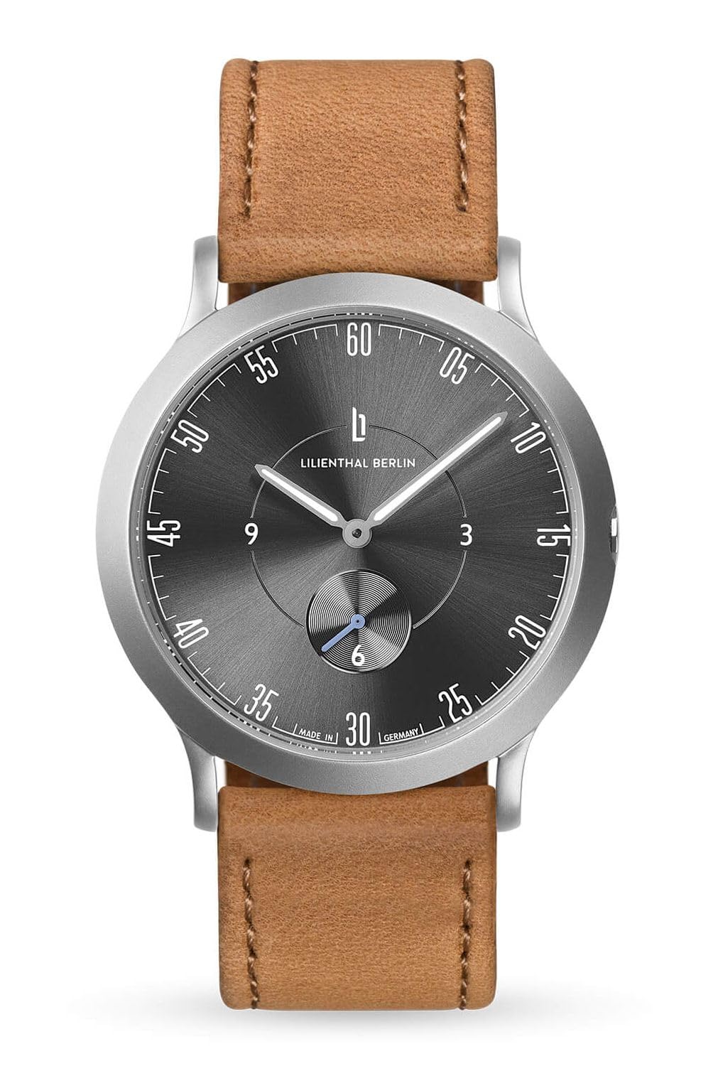 Lilianthal Berlin Brown Watch with Small Made in Men s Seconds, Germany, L01-209-B006A сірий колір
Lilianthal Berlin Brown Watch with Small Made in Men s Seconds, Germany, L01-209-B006A сірий колір