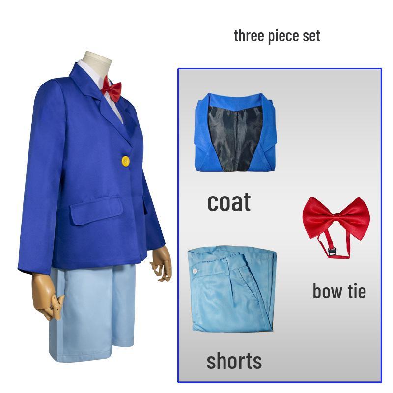 Edogawa Conan Blue Uniform Set - Unisex Anime Cosplay for Kids L
Edogawa Conan Blue Uniform Set - Unisex Anime Cosplay for Kids L