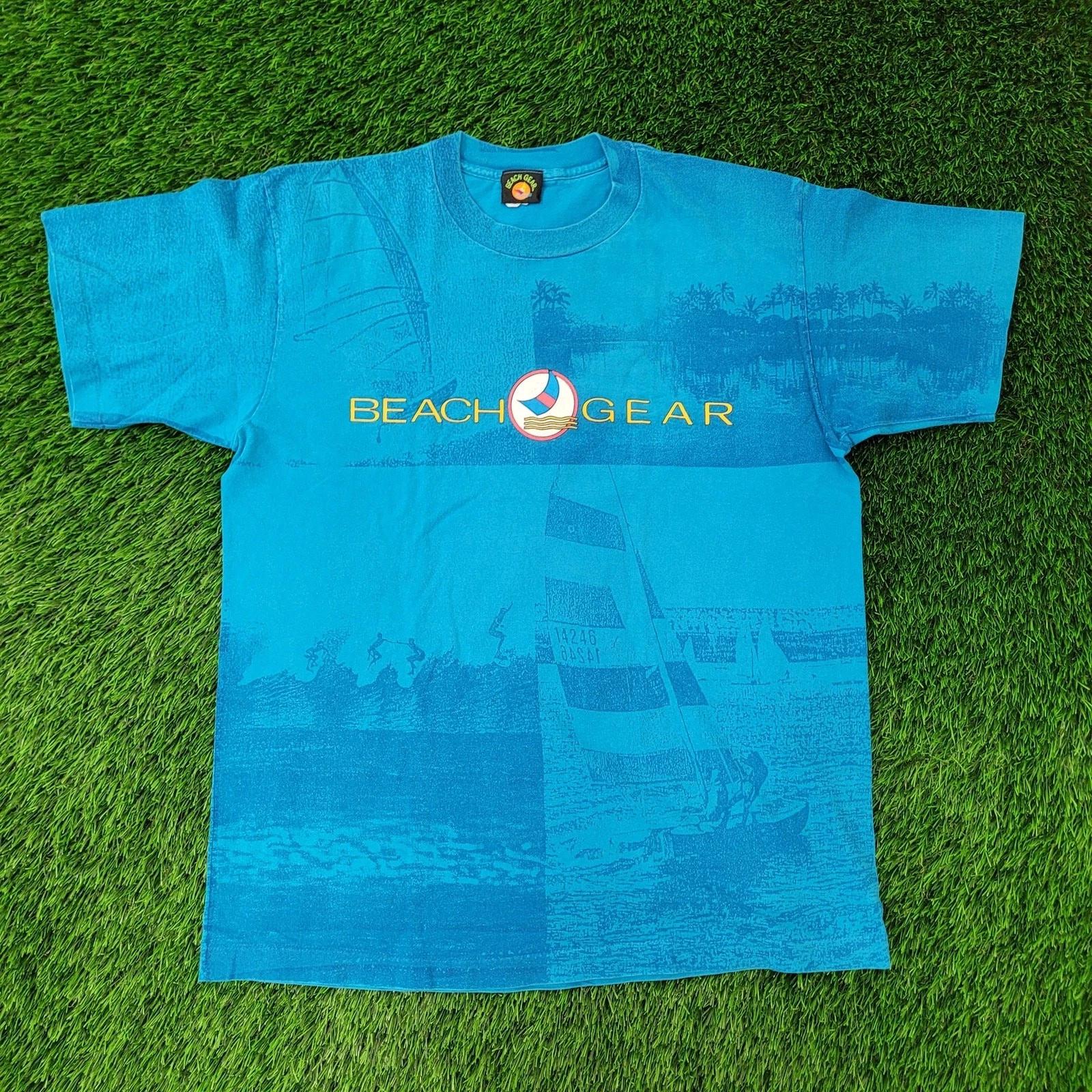 Vintage 90s Beach-Gear Sailboat Shirt XL 23x29 Blue 4XL
Vintage 90s Beach-Gear Sailboat Shirt XL 23x29 Blue 4XL