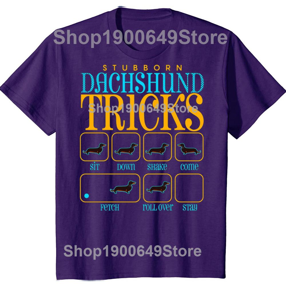 Funny Stubborn Dachshund Dog Tricks Graphic Tshirts Men Fashion Casual Tshirt 100 Cotton Loose Oversized T Shirt Summer 4XL
Funny Stubborn Dachshund Dog Tricks Graphic Tshirts Men Fashion Casual Tshirt 100 Cotton Loose Oversized T Shirt Summer 4XL