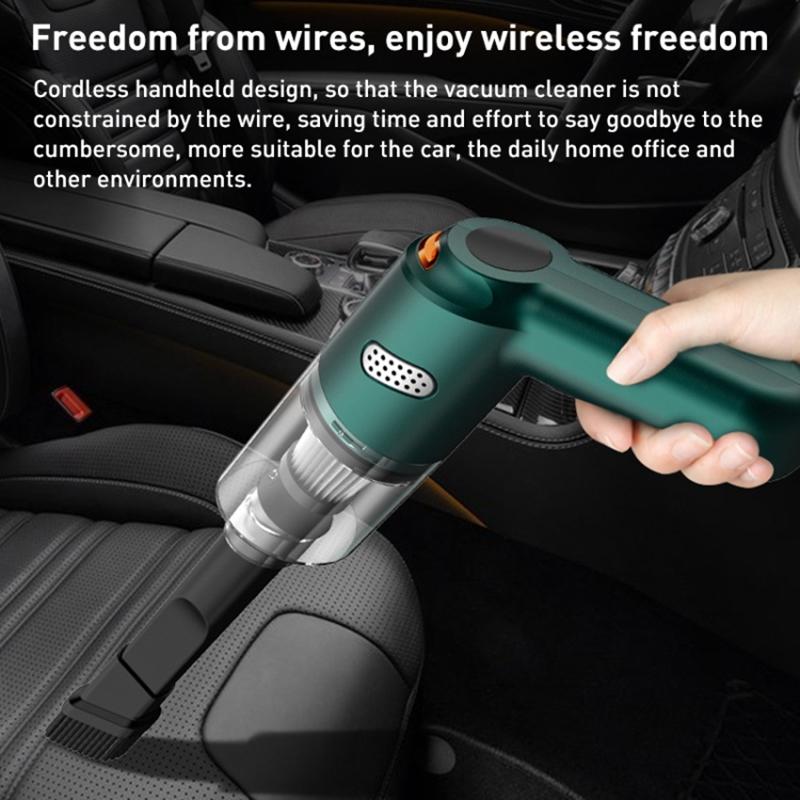 KBN-010 10000Pa Cordless Vacuum Cleaner with Replacement Filters,Storage Bag Car Vacuum Cleaner Blackish Green
KBN-010 10000Pa Cordless Vacuum Cleaner with Replacement Filters,Storage Bag Car Vacuum Cleaner Blackish Green