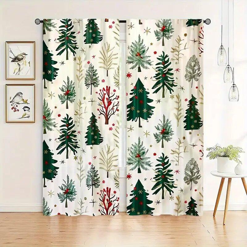 2 штуки - Рождественские шторы Мультяшная рождественская елка Декоративные шторы с принтом, Украшение дома, Украшение комнаты 53x116cm 2pc21x46in&Rod Pocket
2 штуки - Рождественские шторы Мультяшная рождественская елка Декоративные шторы с принтом, Украшение дома, Украшение комнаты 53x116cm 2pc21x46in&Rod Pocket