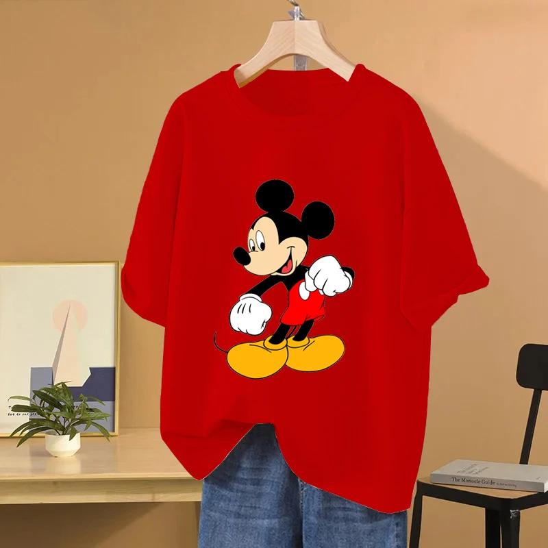 Mickey Mouse Cartoon Anime Women Tshirt Summer Short Sleeve Cotton Unisex Tee Shirts Tops 2026 New Casual 4XL
Mickey Mouse Cartoon Anime Women Tshirt Summer Short Sleeve Cotton Unisex Tee Shirts Tops 2026 New Casual 4XL