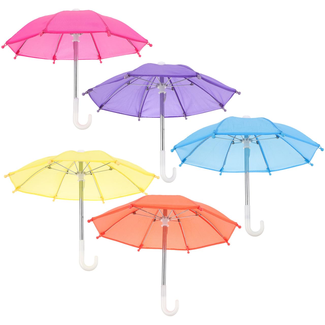 VICASKY 5-Piece Miniature Doll Umbrella Set, Colorful Tabletop Decor, Dollhouse Accessories
VICASKY 5-Piece Miniature Doll Umbrella Set, Colorful Tabletop Decor, Dollhouse Accessories