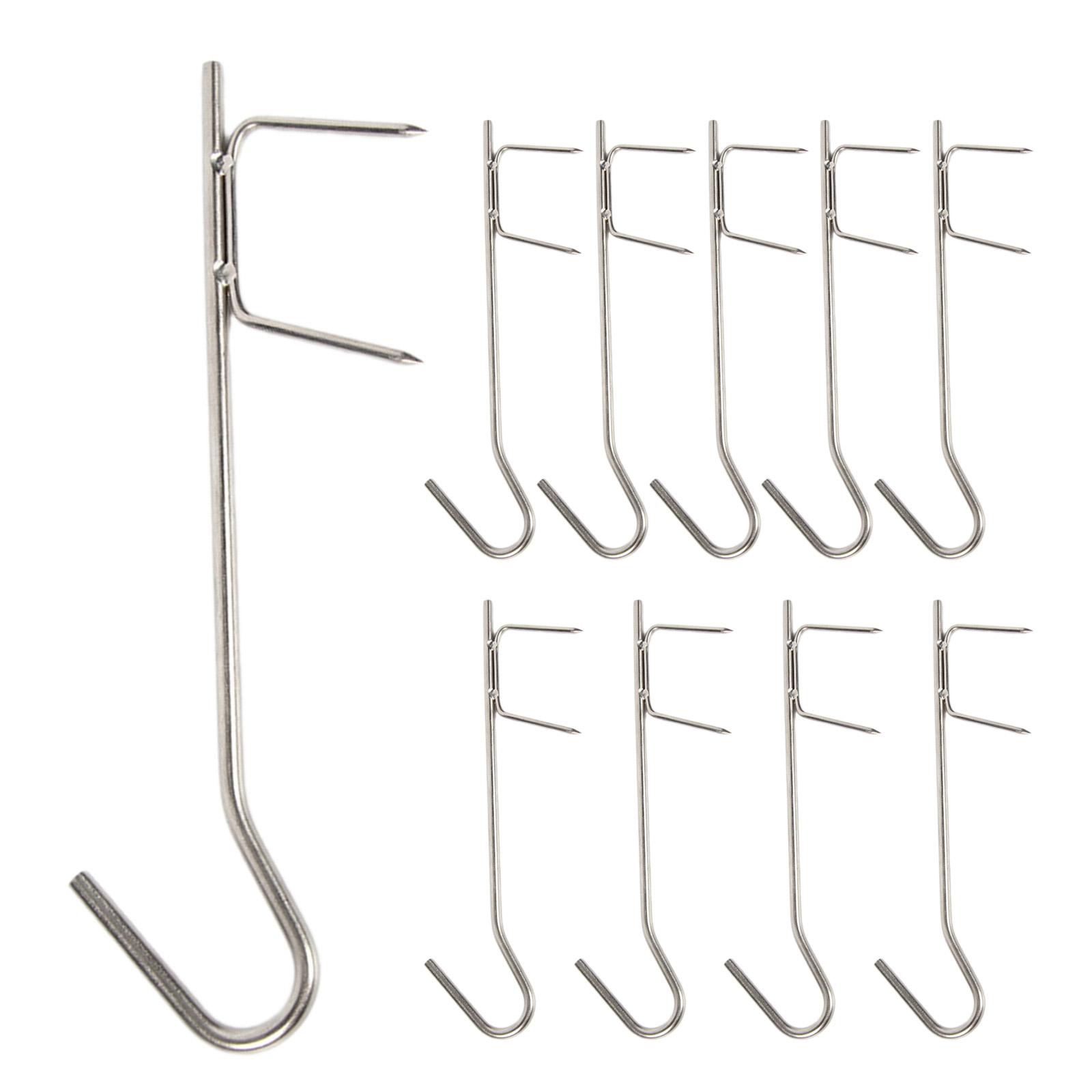 10Pcs Butcher Hooks, Smoking Hooks Set Hooks for Fish Smoking, Fishing Smoking Hooks Set, Stainless Steel Smoking Hooks 1
10Pcs Butcher Hooks, Smoking Hooks Set Hooks for Fish Smoking, Fishing Smoking Hooks Set, Stainless Steel Smoking Hooks 1