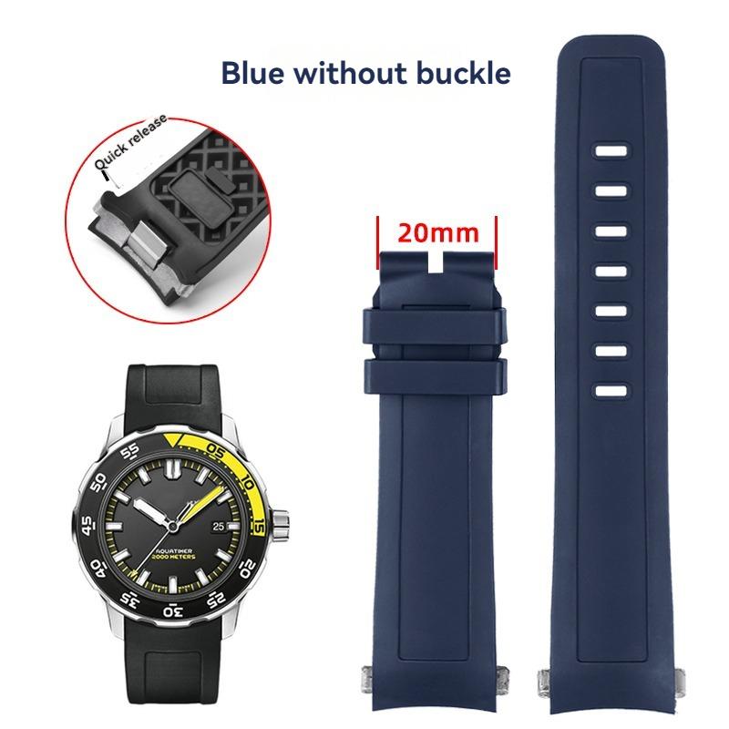 22 мм ремешок из фторкаучука с быстросъемными креплениями для IWC Aquatimer (IW356802/IW376705/376711) - Изогнутый прочный ремешок для часов 22mm
22 мм ремешок из фторкаучука с быстросъемными креплениями для IWC Aquatimer (IW356802/IW376705/376711) - Изогнутый прочный ремешок для часов 22mm