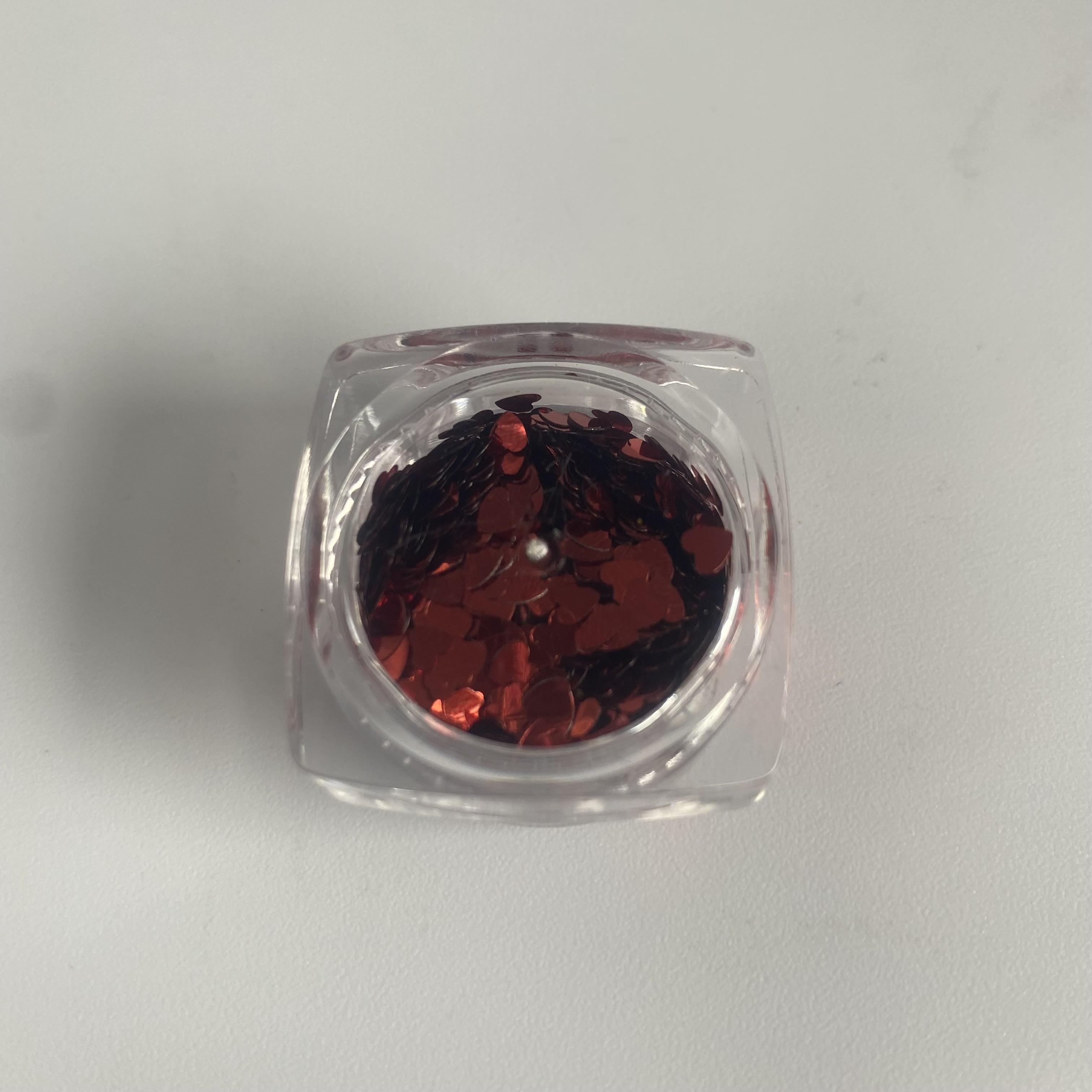 Блестящие блестки для ногтей, блестки для ногтей на День святого Валентина, 3 мм, в форме красного сердца, блестящие блестящие формы в форме сердца в банке 3 г 3g
Блестящие блестки для ногтей, блестки для ногтей на День святого Валентина, 3 мм, в форме красного сердца, блестящие блестящие формы в форме сердца в банке 3 г 3g