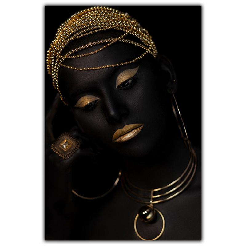 Золотое ожерелье, африканская женщина, картина на холсте, художественные постеры и принты, черные женские настенные художественные картины для декора гостиной 20x30cm
Золотое ожерелье, африканская женщина, картина на холсте, художественные постеры и принты, черные женские настенные художественные картины для декора гостиной 20x30cm