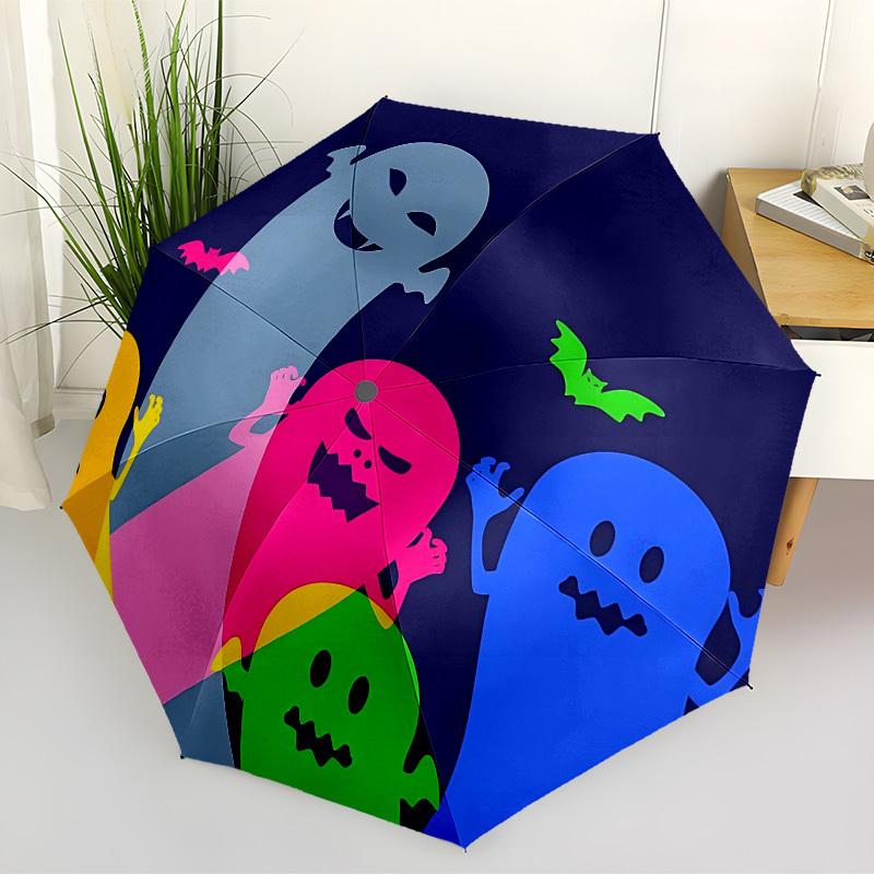 1PC Ghost Halloween Automatic Folding Umbrella - Compact 8-Rib Design, Durable Plastic & Iron, Lightweight for Outdoor Daily Use, Festive Gift015
1PC Ghost Halloween Automatic Folding Umbrella - Compact 8-Rib Design, Durable Plastic & Iron, Lightweight for Outdoor Daily Use, Festive Gift015