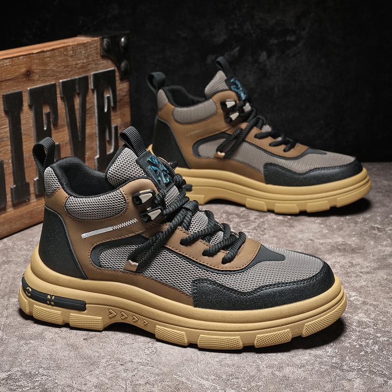 Autumn new high-top shoes mesh Martin boots fashion tooling boots retro trend casual shoes 39 чорний коричневого кольору
Autumn new high-top shoes mesh Martin boots fashion tooling boots retro trend casual shoes 39 чорний коричневого кольору