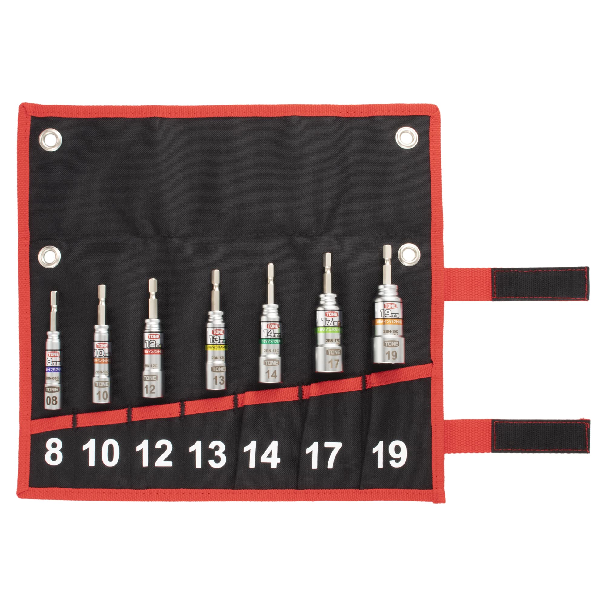 TONE Compact socket set for electric drill 2BNC700 Bit insertion Black Contents 7 items
TONE Compact socket set for electric drill 2BNC700 Bit insertion Black Contents 7 items