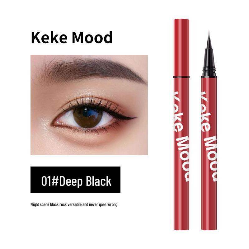 Kekemood Slim Waterproof Ultra-Fine Eyeliner: Sweatproof, Smudgeproof, Long-lasting Makeup.
Kekemood Slim Waterproof Ultra-Fine Eyeliner: Sweatproof, Smudgeproof, Long-lasting Makeup.