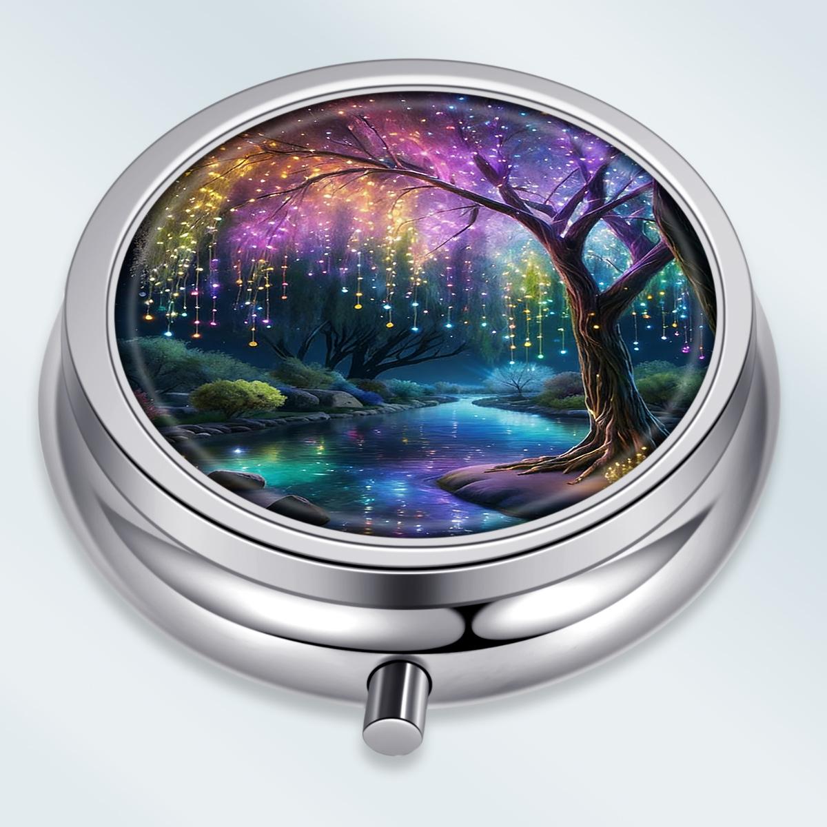 Portable Pill Box with 3 Compartments, Mini Metal Medicine Organizer Case, Cute Printed Pill Container for Vitamins, Pills, Jewelry, Travel, Daily Use разноцветный
Portable Pill Box with 3 Compartments, Mini Metal Medicine Organizer Case, Cute Printed Pill Container for Vitamins, Pills, Jewelry, Travel, Daily Use разноцветный
