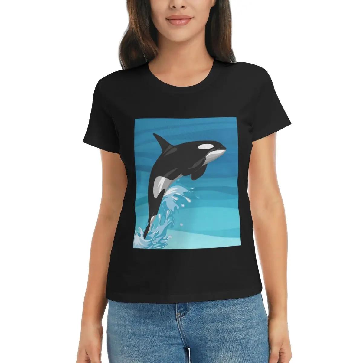 Women TShirt Orca Summer Short Sleeve Tees Crew Neck Cotton T Shirts Clothes Tops Streetwear 4XL
Women TShirt Orca Summer Short Sleeve Tees Crew Neck Cotton T Shirts Clothes Tops Streetwear 4XL