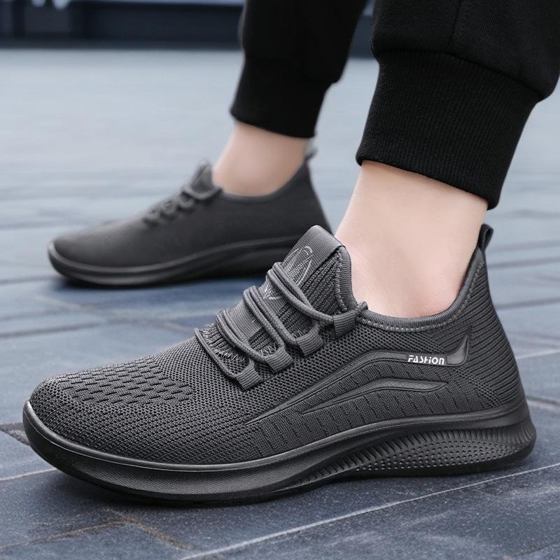 Men s shoes new summer breathable sports shoes fly-woven mesh running shoes simple and lightweight casual shoes shallow single shoes 39
Men s shoes new summer breathable sports shoes fly-woven mesh running shoes simple and lightweight casual shoes shallow single shoes 39