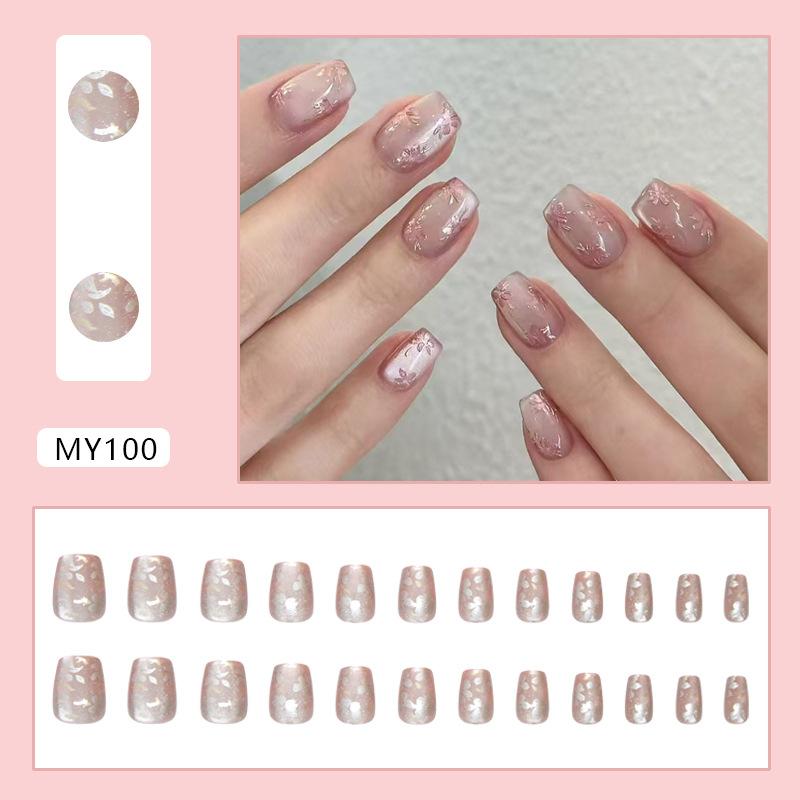 Cat s eye simple lines flowers sweet and cute less European and American ins style manicure patch removable 24 pieces
Cat s eye simple lines flowers sweet and cute less European and American ins style manicure patch removable 24 pieces
