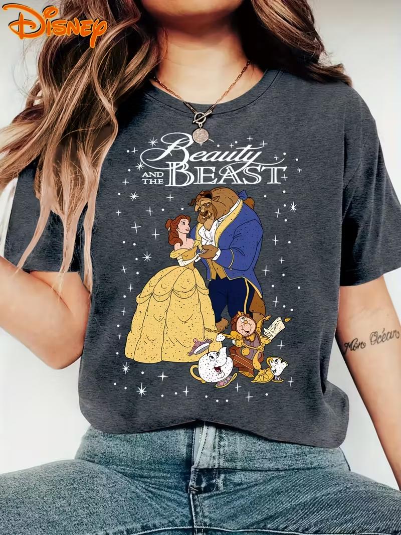 MINISO Disney Beauty and The Beast Princess Women Men T Shirt Tee Unisex Short Sleeve Oversized Casual Couple Streetwear Vintage 4XL
MINISO Disney Beauty and The Beast Princess Women Men T Shirt Tee Unisex Short Sleeve Oversized Casual Couple Streetwear Vintage 4XL