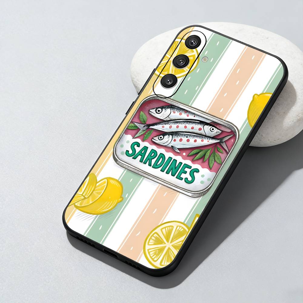S-Sardines-s I-Illustration Printed Phone Case For Samsung Galaxy A73,A72,A71,A70,A52,A51 Others Soft Black Cover Samsung a20s
S-Sardines-s I-Illustration Printed Phone Case For Samsung Galaxy A73,A72,A71,A70,A52,A51 Others Soft Black Cover Samsung a20s