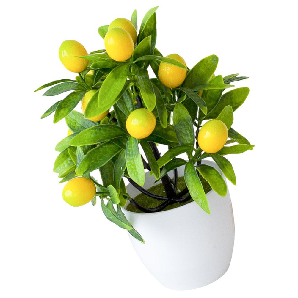 Yellow Pot Mini Lemon Tree Bonsai Artificial Plants Faux Desk Home Office Decor Indoor Green Realistic Fake Plant nament No 24.00X19.00X19.00CM
Yellow Pot Mini Lemon Tree Bonsai Artificial Plants Faux Desk Home Office Decor Indoor Green Realistic Fake Plant nament No 24.00X19.00X19.00CM